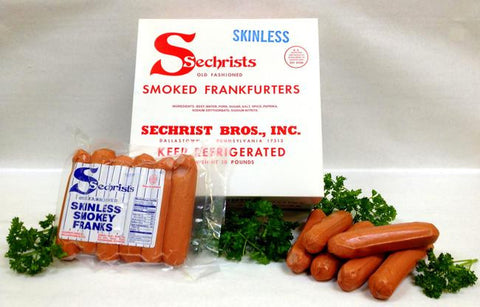 1 lb. Smoked Skinless Hot Dogs